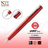 ราคา LAMY aion Fountain Pen Fine-Nib Darkblue, Red - ปากกาหมึกซึม ลามี่ ไอออน หัว F 0.5 สีดาร์คบลู, แดง ปากกาหมึกซึม LAMY (5145505810)