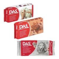 ราคา (โค้ดINCSM4Lขั้นต่ำ49ลด20) ดินปั้น DAS Air Dry Modelling Clay 150 / 500 / 1,000 กรัม (3 สี) (753988285)