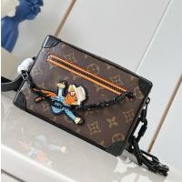 ราคา 【ก่อนสั่งสอบถาม】ราคา7800 หนังแท้+ผ้าแคนวาส กระเป๋าสะพายข้าง M80159 Size18.5*13*8cm (42870269897)