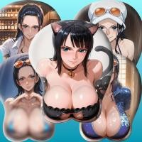 ราคา แผ่นรองเมาส์อนิเมะ 3D oppai พร้อมสายรัดข้อมือซิลิโคน รูปทรงตามหลักสรีรศาสตร์กันลื่น Nico robin #01 (48200985952)