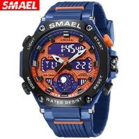 ราคา SMAEL Mens Space-Themed Dual Display Watch - Adventure Outdoor Digital, Waterproof Glow-in-the-Dark with Calendar & Dual Time (54205806979)