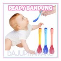 ราคา BABY TABLESPOONS / CHILDRENS TABLESPOONS WITH HEAT SENSOR / HEAT INDICATOR SPOON / SILICONE SPOON สําหรับ MPASI (49502183219)