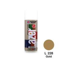 ราคา สีสเปรย์อเนกประสงค์ นิปปอนเพนต์ (NIPPON PAINT) รุ่น เลเซอร์ สีทอง L228 เป็นสีสเปรย์อเนกประสงค์เพื่อทุกงานสเปรย์ ใช้งานง่ (40159423377)