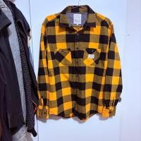 ราคา เสื้อเชิ้ตลายสก๊อตสีเหลืองดำมือสอง (26944181246)