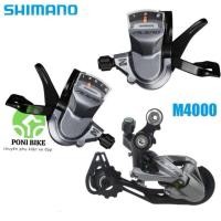 ราคา Shimano Alivio 3x9 ตีนผีจักรยานอินโดนีเซียและตีนผีหลังคอมโบ ม4000 27 สปีด ชิฟเตอร์ (51651206679)