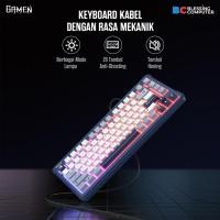ราคา GAMEN GK210 RGB Blue USB Gaming Keyboard (52408101010)