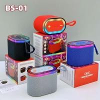 ราคา พร้อมส่งในไทย*ลำโพงบลูทูธแบบพกพา รุ่นBS-01 เบสแน่นเสียงดี LEDรองรับการเชื่อมต่อ Bluetooth (24342049612)