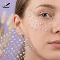 ราคา [wonderediy] Face Gems Tattoo Pearl Eye Jewels คริสตัล Stiers สําหรับเทศกาล Body Party แต่งหน้าตกแต่ง TH (41179584617)