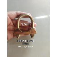 ราคา แคลมป์รัดท่อเหล็กรูปตัวยูขนาด 1/4 "นิ้ว 1 อัน | EXHAUST CLAMP PIPE CLAMP U CLAMP BOLT (42675428497)