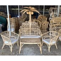 ราคา พร้อมส่งโซฟาหวายแท้ รุ่น “Sunshine"ขนาด 2 ที่นั่ง (26707453114)