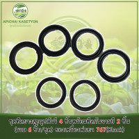 ราคา ชุดซีลยางสูบรูปตัววี 4 ชิ้นพร้อมซีลกันจารบี 2 ชิ้น (รวม 6 ชิ้น/ชุด) ของเครื่องพ่นยา 767 (8526033890)