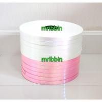 ราคา ริบบิ้นเงามุกรุ้งสีขาว สีชมพู เบอร์ 2 (12 มม.) ม้วนใหญ่ สำหรับพับเหรียญโปรยทาน งานฝีมือ ทำโบว์ (24008903077)