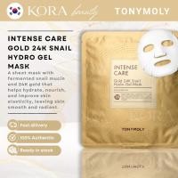 ราคา Tonymoly Intense Care Gold 24K Snail Mask 20g | Hydrating Firm-Looking Sheet Mask (54154403844)
