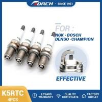 ราคา 4PCS Spark Plug Torch K5RTC Replace for BKR5ES BKR5E BKR5EZ 815GP Denso K16PR-U RENAULT 7700101401 (48454695365)