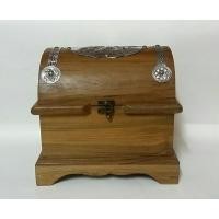 ราคา กำปั่นไม้ หีบสมบัติ ขนาดเล็ก 6.5x8x7นิ้ว (3819025996)