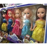 ราคา ตุ๊กตาเจ้าหญิงห้าตัวสูง 9 นิ้วครึ่ง ทั้งเซ็ตแค่ 199บาทค่ะ (823807883)
