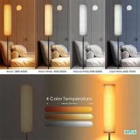 ราคา ORIA Floor Living Room 4 Color Temperatures Setting And RGB Lights, 12W Modern Standing Tall Lamp W (28254428823)