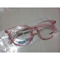 ราคา กรอบแว่นตาสีชมพูแบบใส (24635793625)