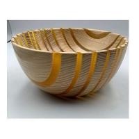 ราคา Affordable Designed Super Epoxy Resin & Natural Wooden Salad Round Bowls Food Serving Salad Rice Noodles Bowl At Factory (29454364637)