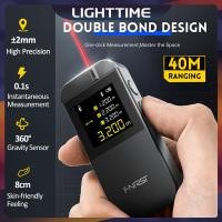 ราคา เครื่องวัดระยะด้วยเลเซอร์อัจฉริยะ 40 เมตร เครื่องมือวัดไม้บรรทัดเลเซอร์ดิจิตอลการวัดระยะทางที่แม่นยําแบบชาร์จไฟได้ (58055809501)