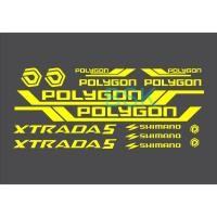 ราคา POLYGON XTRADA 5 สติ๊กเกอร์ตัดจักรยาน (40228792441)
