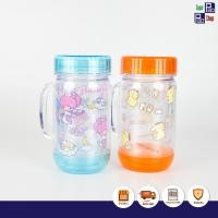 ราคา แก้วน้ำเมสันจาร์ใหญ่ มีหูจับลายการ์ตูนลิขสิทธิ์ Sanrio แบบพลาสติกแข็ง มีที่ใส่หลอดดูด (22019064240)