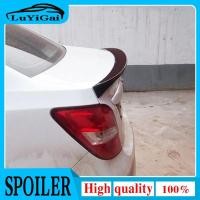ราคา For Aveo Spoiler ABS Material Car Rear Wing Primer Color Rear Spoiler Press the tail For Chevrolet (52552994003)