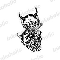 ราคา Inka Warped Tattoo - สติ๊กเกอร์รอยสักชั่วคราว 11cmx9cm สวยเท่ กันน้ํา ติดทนนาน (41508819492)