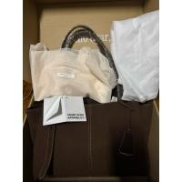 ราคา ส่งต่อกระเป๋า something apparels รุ่น tartine bag หนังกลับสีน้ำตาล (มือสอง) (48156332062)