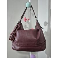 ราคา กระเป๋าหนังแท้ถือและสะพายไหล่ (สีแดง)มือสอง size12 (42213706479)