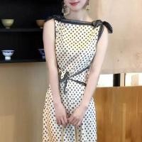 ราคา แฟชั่น ชุดเดรสสายลายจุดสไตล์ฝรั่งเศสย้อนยุค (40628767705)
