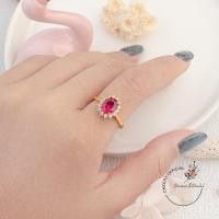 ราคา พร้อมส่ง!แหวนเพชรพลอยเม็ดเดียว แหวนเพชรพลอยหลากสี แหวนแฟชั่น สินค้าพร้อมส่ง (19381073126)