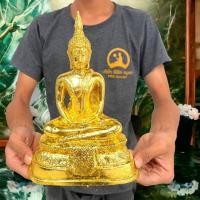 ราคา [MA3]-1พระพุทธรูปปางสมาธิ หน้าตัก5นิ้ว งานทองเหลืองปิดทองทั้งองค์ สวยงามดุจดั่งพระพุทธรูปทองคำอานิสงส์เต็มเปี่ยม (23346458068)
