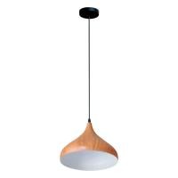 ราคา Lightmax โคมไฟห้อย 1044/035 ฝาชีทรงกรวย สีลายไม้-ในขาว (28052708855)