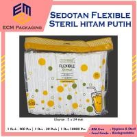 ราคา ฝาปิดกระดาษ หลอด | หลอดยืดหยุ่นหลอดปลอดเชื้อสีดําและสีขาว 5 มม. x 24 ซม. 500 ชิ้นฝาครอบกระดาษหลอดงอได้ หลอดงอ (52957308810)