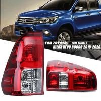 ราคา ซ้าย/ขวาด้านข้างสีแดงไฟท้ายสําหรับ Toyota Hilux Revo Rocco 2015- 2020 ไฟท้ายด้านหลังเบรคโคมไฟลวด Harne (46857623443)