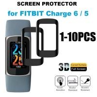 ราคา 1-10 ชิ้นนาฬิกาป้องกันหน้าจอฟิล์มสําหรับ Fitbit Charge Inspire Luxe Sense Versa 2 3 4 5 6 HR โค้งขอบคอมโพสิตสีดําป้องกันรอยขีดข่วนนาฬิกาป้องกันหน้าจอ (53105804120)