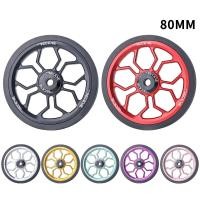 ราคา 1 คู่ 80 มม. easywheel สําหรับ brompton และ JAVA NEO จักรยานพับล้อกด (42417278339)