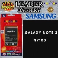 ราคา Leader Battery ลิดเดอร์แบตเตอรี่มือถือ SS ซซ รุ่น Galaxy Note 2 / N7100 ยี่ห้อ LEADER (5006210164)