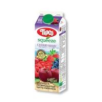 ราคา ทิปโก้ สควีซ น้ำเชอร์รี่เบอร์รี่ผสมน้ำองุ่น 100% 1000 มล. Tipco Squeeze 100% Cherry Berry Juice with Grape Juice 1000ml (6847860512)