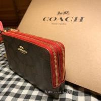 ราคา พร้อมส่ง Coach แท้ คล้องมือ2ซิป ไซส์ S (1881515956)
