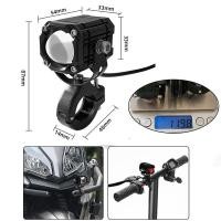 ราคา ใหม่ ไฟหน้ามอเตอร์ไซค์ ไฟสปอร์ตไลท์ led 12V 24V LED เลนส์โปรเจคเตอร์สามสีไฟสปอตไลท์เลเซอร์สำหรับขับรถหลอดไฟหน้าเวฟ110i (42523628586)