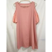 ราคา เดรส สีโอรส เปิดไหล่ (22120527783)