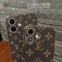 ราคา Iphone 16 15 14 13 12 11 pro max แบรนด์ใหญ่ lv หนังเกรนกันกระแทกเคสโทรศัพท์ Electroplating เคสป้องกัน XR 14plus Soft Case (28364927419)
