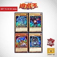 ราคา HOT [SET ยูกิพระเอก ภาค1 X4 การ์ดฟล์อย yugioh ยูกิสะสม /การ์ดยูกิแท้ yugi ] เซตการ์ดยูกิ Darkmagic Blue-eye YUGIOH! (43606882727)