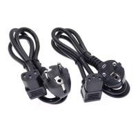 ราคา Angled C13 สายเคเบิลอะแดปเตอร์ปลั๊ก EU Type F เป็น IEC C13 ยาว 1 เมตร สําหรับมอนิเตอร์เครื่องพิมพ์ PDU Antminer (25473614509)
