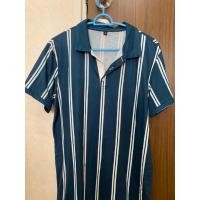ราคา เสื้อโปโล ลายทาง มือสอง สีกรม (21089241508)