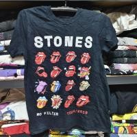 ราคา B00001อก38ยาว26" Rolling stones เสื้อยืดมือ2 แบรนด์ วินเทจ การ์ตูน วง ลายมันส์ (47107650352)