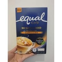 ราคา พร้อมส่ง !! Equal Cafe No Sugar Added อิควล Cappuccino คาปูชิโน (กล่อง 10 ซอง) (16963290714)