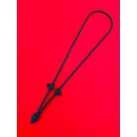 ราคา สร้อยคอเชือกเทียนถัก 3 ห่วง ขนาดเชือก 3.5 mm แบบสวม ไม่มีตะขอ (21788004897)